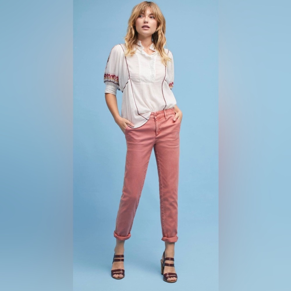 Chino by Anthropologie relaxed striped chinos